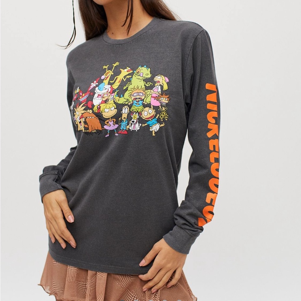 Nickelodeon characters long sleeve tee